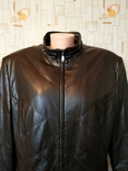Куртка утепленная DELMOD Германия эко кожа p-p 46(прибл. XXL-XXXL)(состояние!), photo number 4