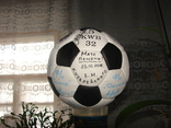 Dynamo-Dnipro,Autographed soccer ball, photo number 2