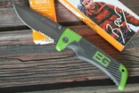 Туристический складной нож gerber bear grylls scout green с серрейтором 18.5 cm (1017), фото №3