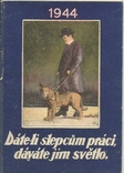 Календар 1944 р. Товариство сліпих, Прага, 16 стор., фото №2