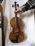 Скрипка целая 2006г мастера Багинского Украина, фото №5