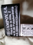 Куртка женская бренд Luis Campoy новая кожа натуральная, фото №10