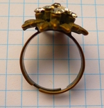 Винтажное кольцо с камнями., фото №5