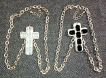 Два біжутерні металеві хрести., фото №4