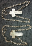 Два біжутерні металеві хрести., фото №9