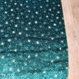 Stars on green velvet 260 * 145 cm, photo number 4