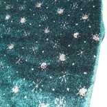 Stars on green velvet 260 * 145 cm, photo number 5