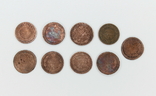 МОНЕТА Монеты 9 штук 1883 г. 1812 г..., фото №2