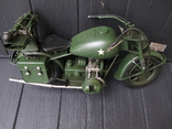 Военный мотоцикл . Модель Металл, фото №7