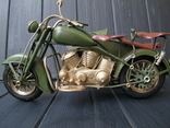 Мотоцикл с коляской . Модель Металл, фото №6