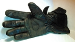 Кожанные зимние перчатки для езды на мото или велотехнике, фото №4