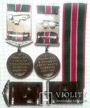 ПВ украина Медаль за мужество в охране госграницы - 2 шт, разные штампы ПВУ ДПСУ ГПСУ, фото №3