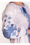 Вишита ніжна лляна жіноча сукня (5029), фото №3