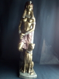 Статуэтка "Клеопатра с гепардом" 46 см, фото №2