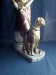 Статуэтка "Клеопатра с гепардом" 46 см, фото №11