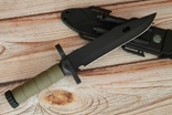 Тактический нож с огнивом Green 2528B, фото №6