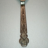 Лопатка мельхиоровая с клеймом, фото №7