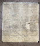 Почтовая карта Российской империи 1842 большая 1,15м х 1,24м, фото №2