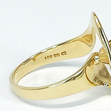 Винтажное золотое кольцо с натуральным топазом, photo number 11