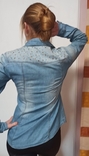 Сорочка коттонова під джинс роз М, фото №2