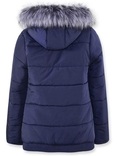 Тепла куртка Зима синя 110 ріст 1002c110, фото №3