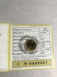 Скіфське золото "Вершник"  2 грн 2005 золото "Всадник" сертификат № 7, фото №3