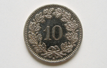Монеты Швейцарии 20,10,10 раппенов, фото №8