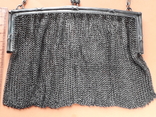Коктейльная сумочка, кольчужное плетение, серебро, 221 грамм, Франция, фото №3