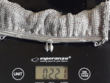 Коктейльная сумочка, кольчужное плетение, серебро, 221 грамм, Франция, фото №11