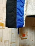 Куртка легкая стеганная бело-синяя р-р 38(состояние!), фото №6