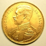 Бельгия 20 франков 1914 г. DES BELGES, фото №2