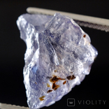 Jewelry iolite with strong dichroism 11.2333 carats 15x15x8mm Tanzania, photo number 4