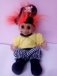 Подвесная новая кукла тролль Пират 26см, фото №3