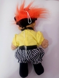 Подвесная новая кукла тролль Пират 26см, фото №4