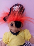 Подвесная новая кукла тролль Пират 26см, фото №7