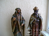 Пара деревянных полихромных фигур на библейскую тему. Волхвы, фото №2