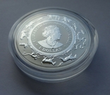 Монета Год быка 2021 Серебро 999 пробы 1 унция 1 доллар Австралия, фото №4