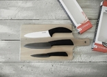 Три керамічних ножа Vinzer плюс упаковка, фото №2