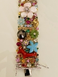 SANTAGOSTINO браслет с бриллиантами, сапфирами, рубинами и изумрудами, фото №8