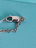 TiffanyCo платиновый крестик с цепочкой и бриллиантами, фото №9