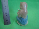 Фарфор мишка с балалайкой Городница 50-е года 9см, фото №4