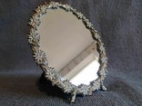 Зеркало Эдельвейсы из Германии зеркальце настольное, фото №2