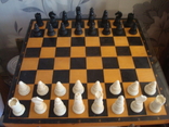 Старые шахматы с утяжелителем пластик, фото №2