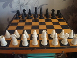 Старые шахматы с утяжелителем пластик, фото №3