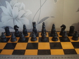 Старые шахматы с утяжелителем пластик, фото №8