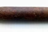 Молоток маленький старинный с металлической рефленной ручкой, фото №5