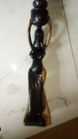  статуэтка Запад Африка черное дерево эбен, фото №2