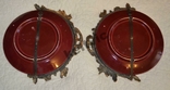 Две декоративные настенные тарелки конец XIX Великобритания, фото №5