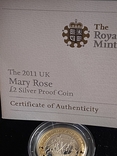  2 Mary Rose 2011 Silver Proof Coin, фото №6