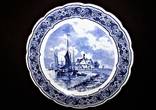 Большое панно настенная тарелка 31 см. Делфт Delft Голландия, фото №2